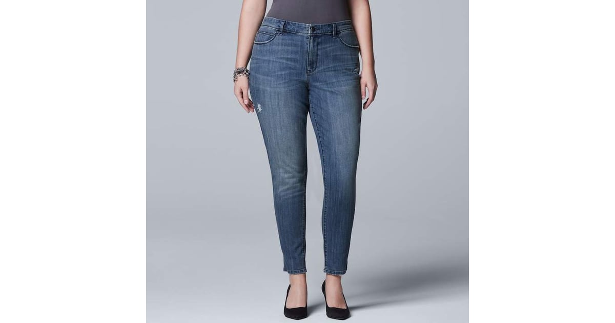 Simply Vera Wang Plus Size Skinny Jeans, Calling All Tall Girls! We Found  9 Jeans That Will Finally Fit You Just Right