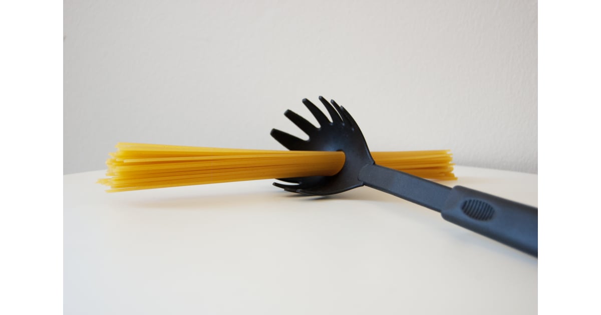 Use your spaghetti spoon to measure a perfect portion of spaghetti