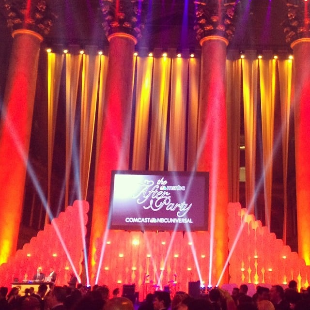 The MSNBC afterparty was held at the National Building Museum.