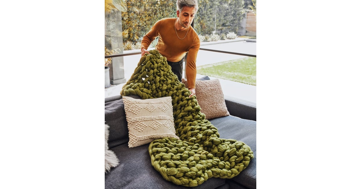 Tan France x Etsy Chunky Knit Blanket Tan France Etsy Home Collection