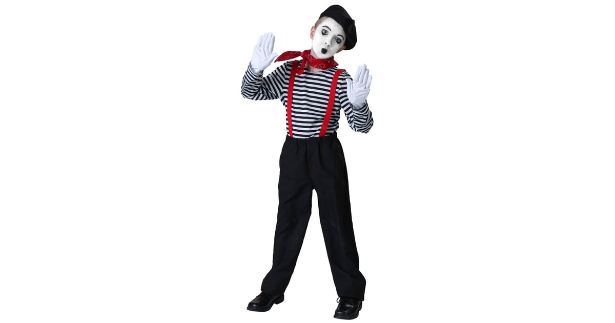 Mime DIY Overalls Halloween Costumes For Kids POPSUGAR Family Photo 13