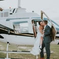 The Groom of This Elegant Farm Wedding Is a Pilot, So Naturally They Flew Off in a Helicopter