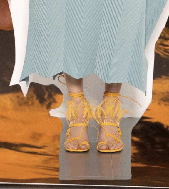 Sandals from the JW Anderson Spring/Summer 2021 collection.