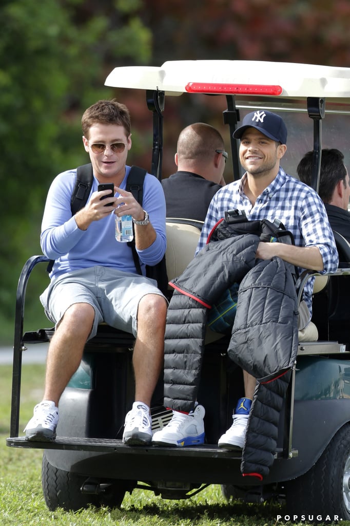 Kevin Connolly and Jerry Ferrara were enjoying each other's company.