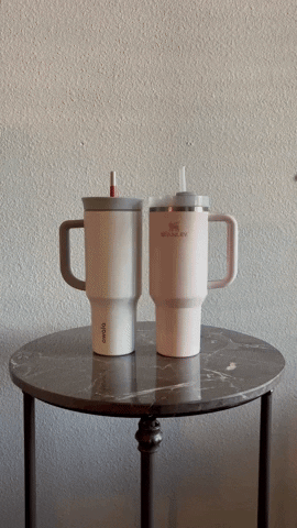 stanley tumbler owala tumbler spilling water