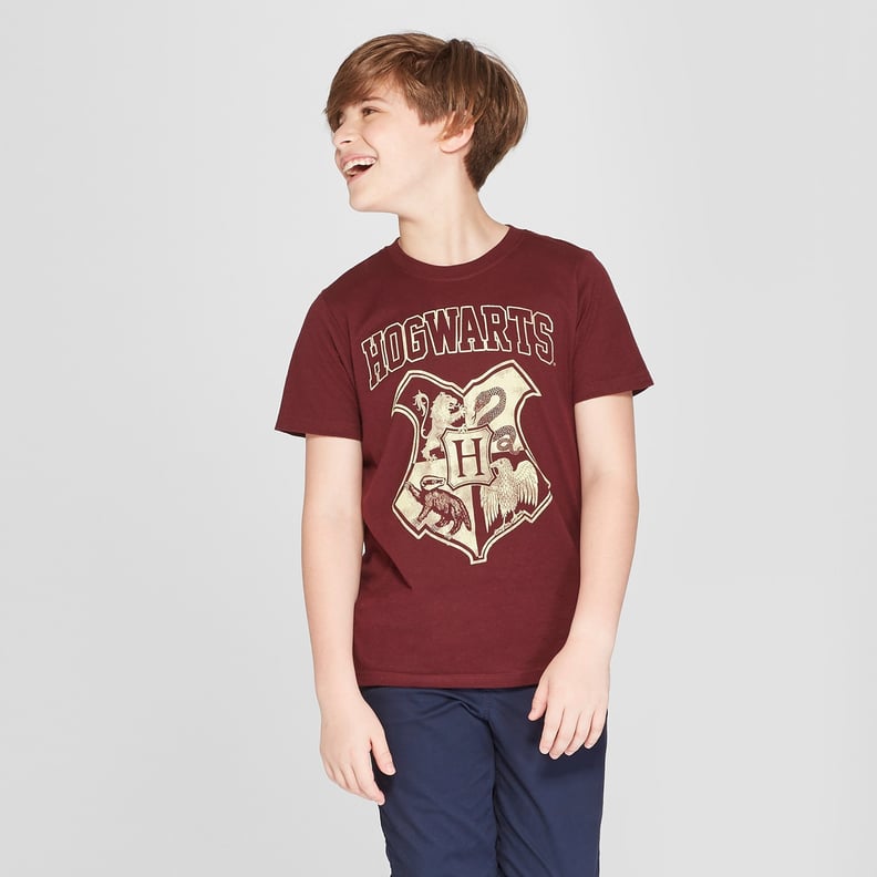 Harry Potter Hogwarts Crest Short Sleeve Graphic T-Shirt
