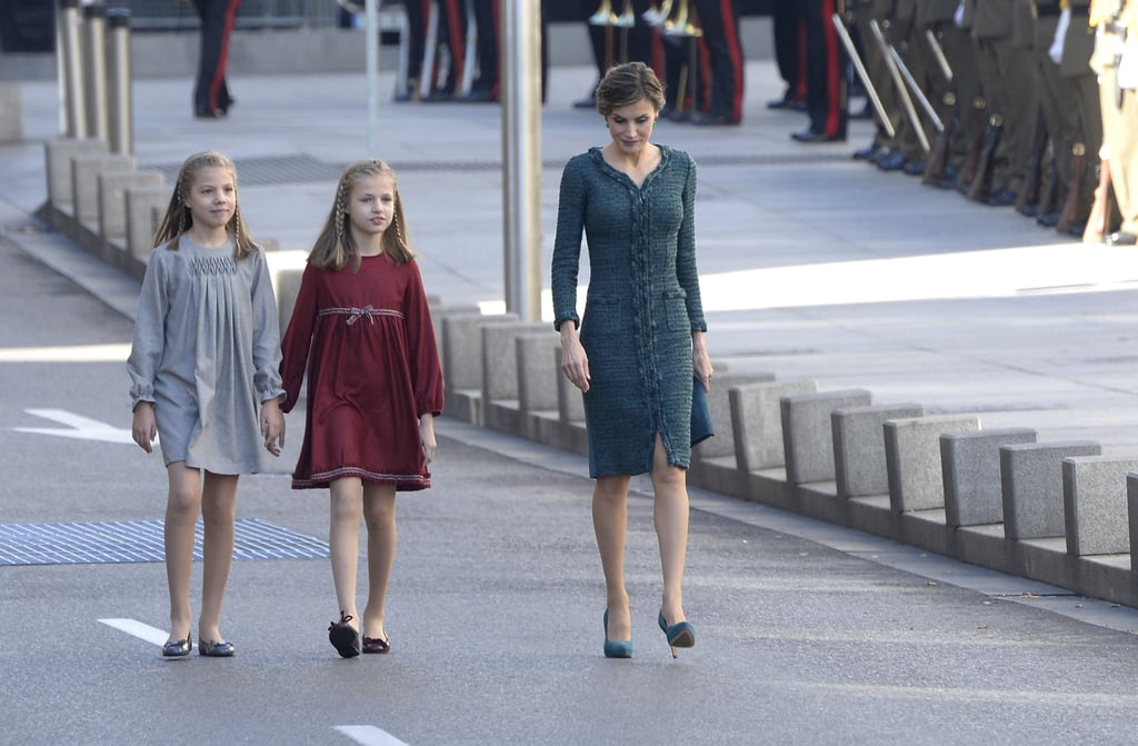 Queen Letizia and Her Daughters November 2016
