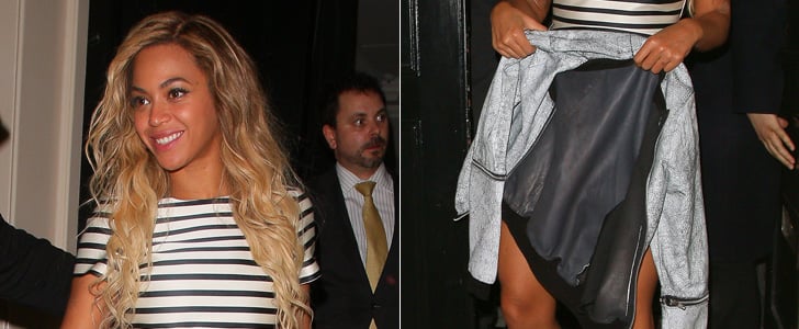 Beyonce Wears Jacket Leaving London Arts CLub