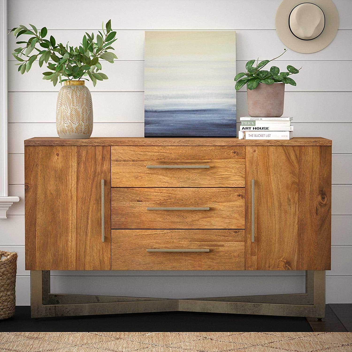 Stone Beam Mid Century Feather Vase Bring On The Rustic