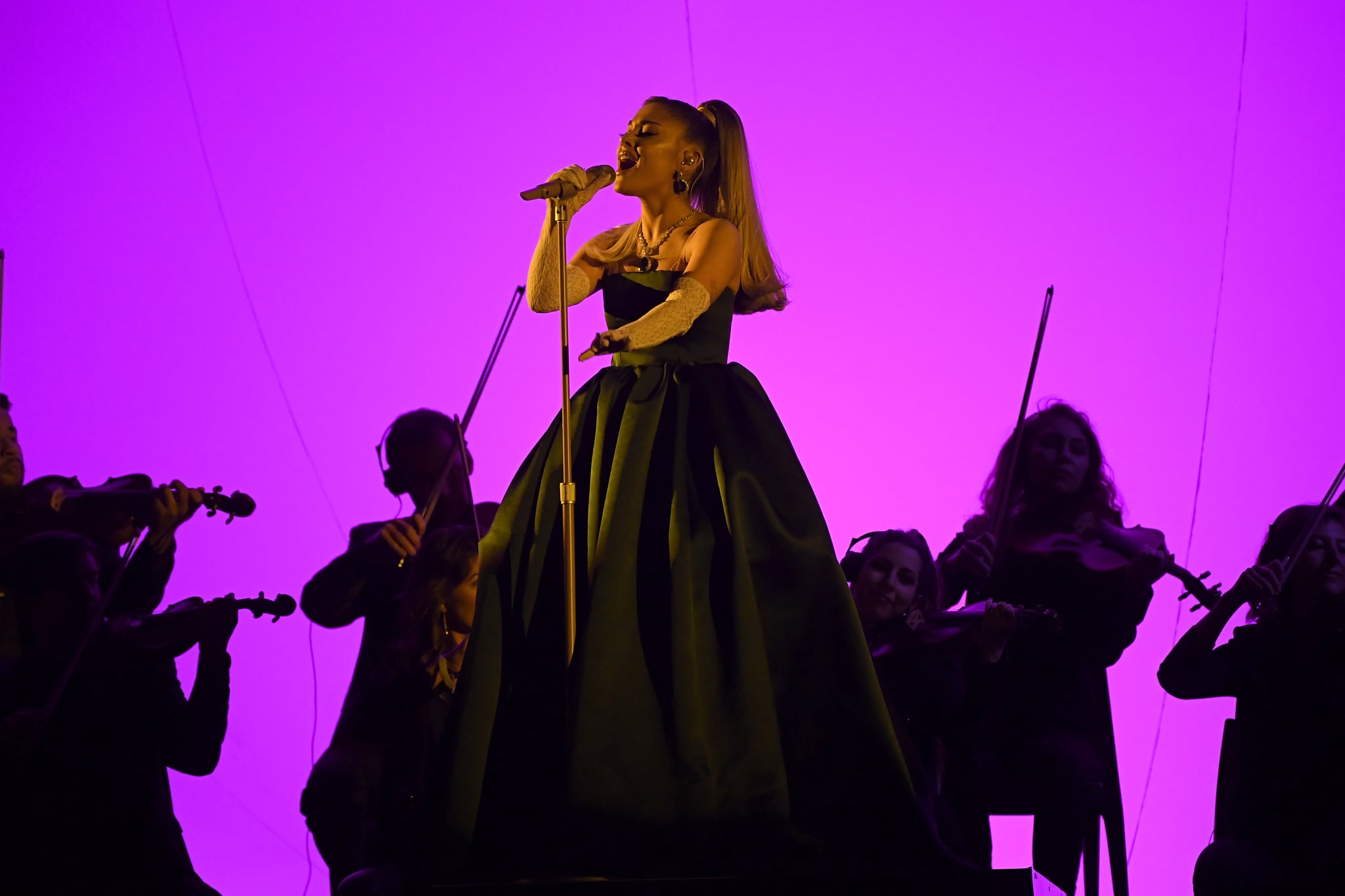 Ariana Grande S Performance Outfits At The Grammys Popsugar Fashion Ariana Grande S Performance Outfits At The Grammys Popsugar Fashion