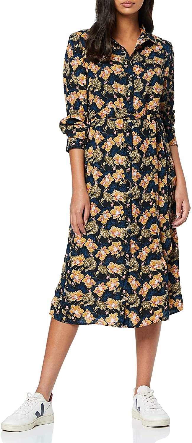 Find. Mini Floral Shirt Dress