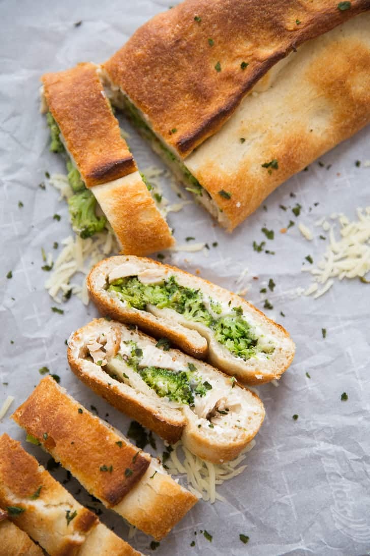 Turkey and Broccoli Stromboli