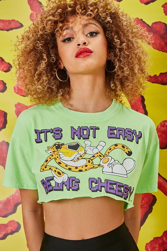 Forever 21 Cheetos Graphic Cropped Tee