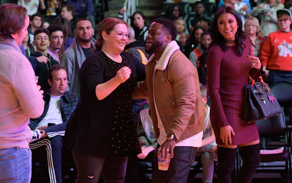 Kevin Hart and Eniko Parrish at LA Lakers Game December 2016