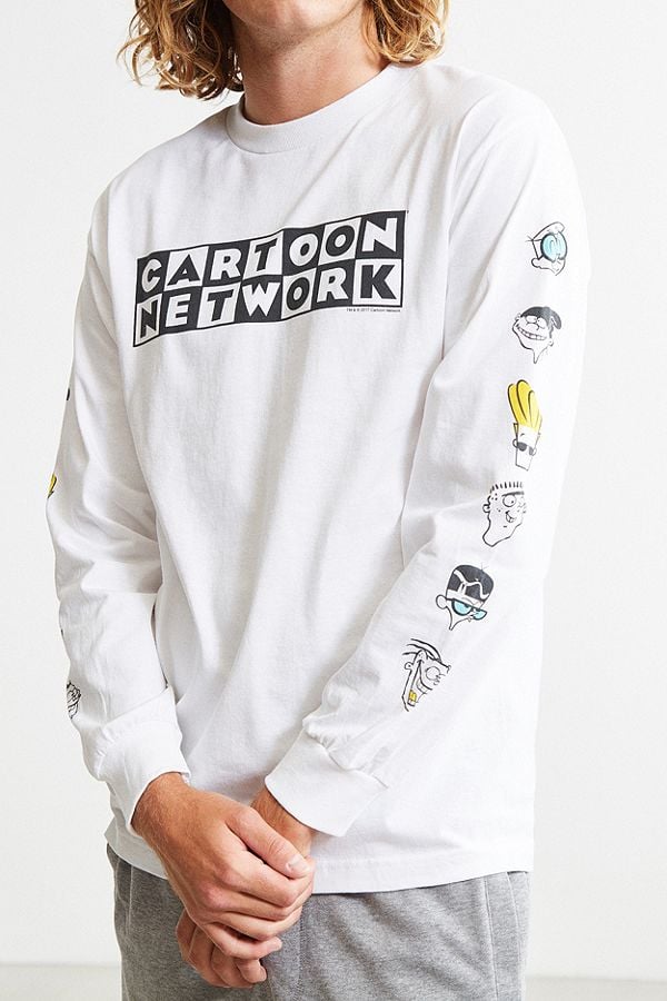 Cartoon Network Logo Head Long Sleeve Tee