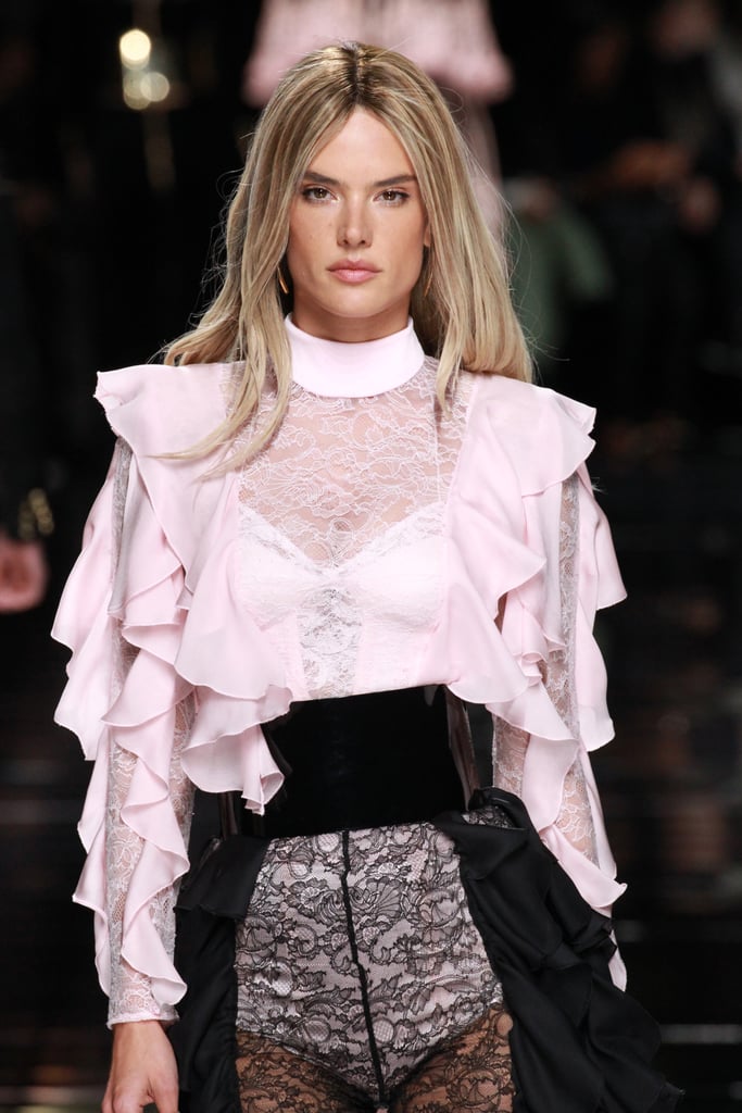 Alessandra Ambrosio Is Blond For Balmain Runway Fall 2016