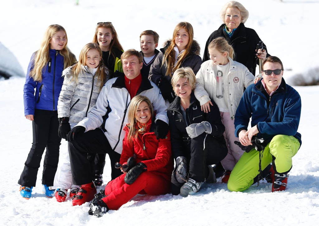 Queen Maxima and Dutch Royal Family Winter Portraits 2016