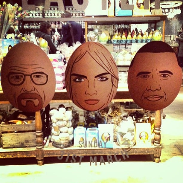 Who you calling an "egg head"?
Source: Instagram user caradelevingne