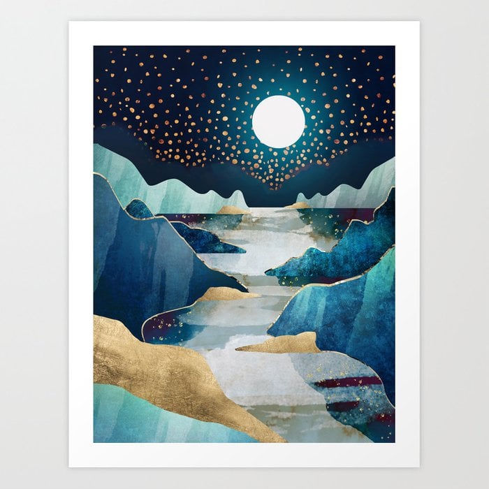 Moon Glow Art Print