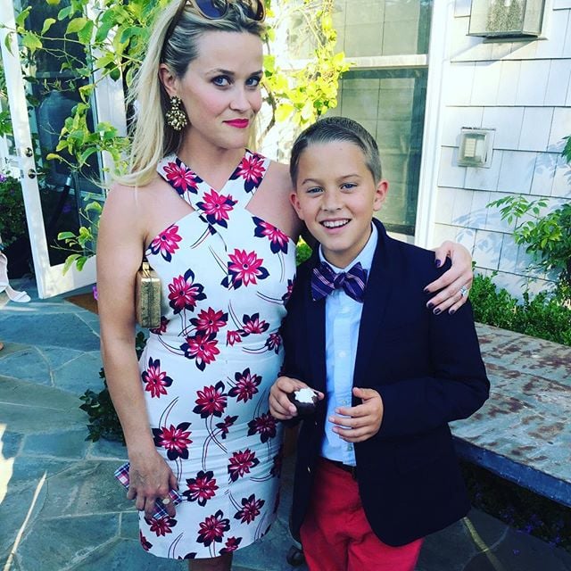Happy Birthday To My Sweet 12 Year Old Boy Reese Witherspoon S Family Photos Are Absolutely Adorable Popsugar Celebrity Photo 30