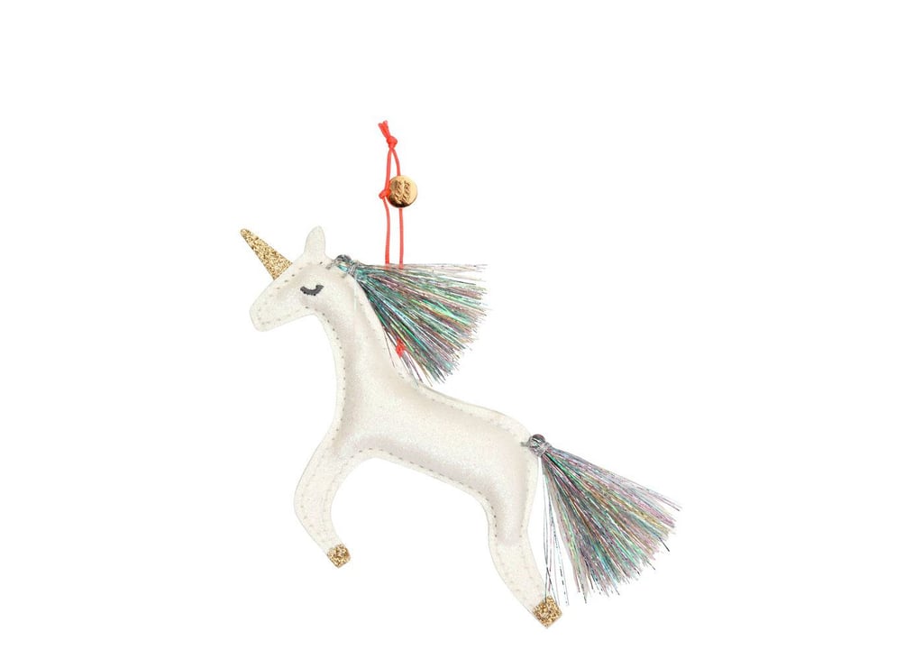 Meri Meri Unicorn Glitter Fabric Tree Decoration