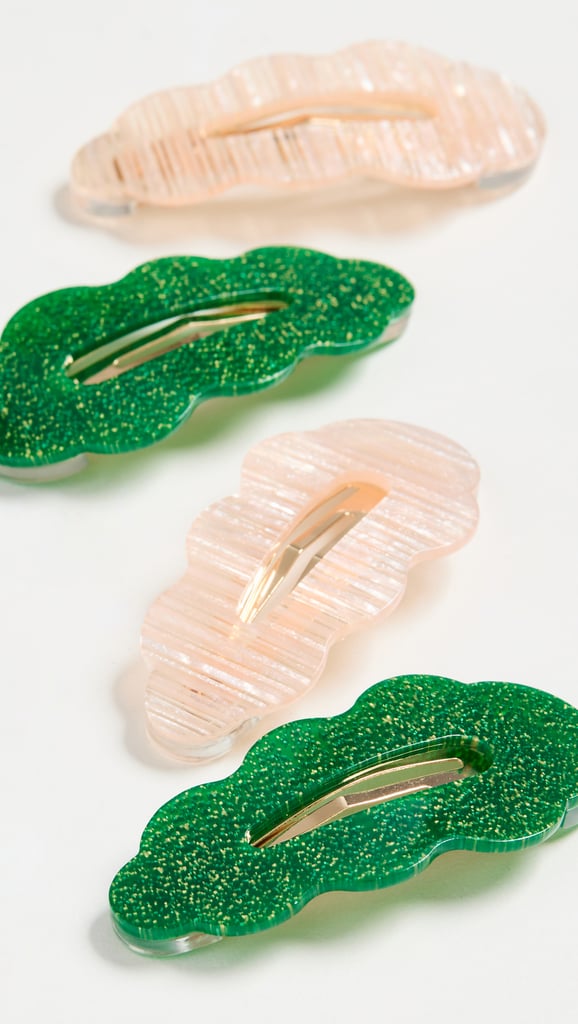 Cute Accessories: Loeffler Randall Wavy Resin Clip Set