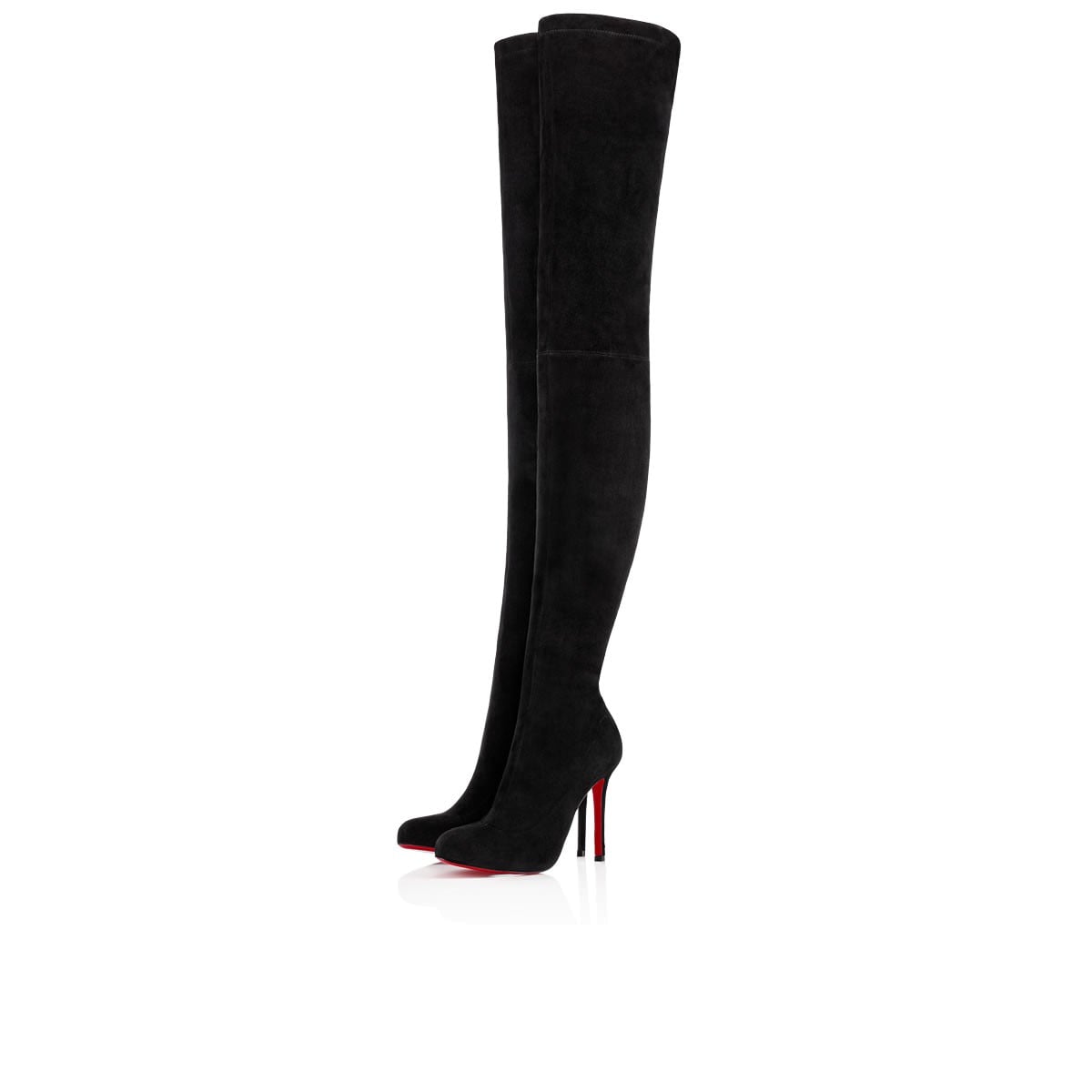 louboutin thigh high boots