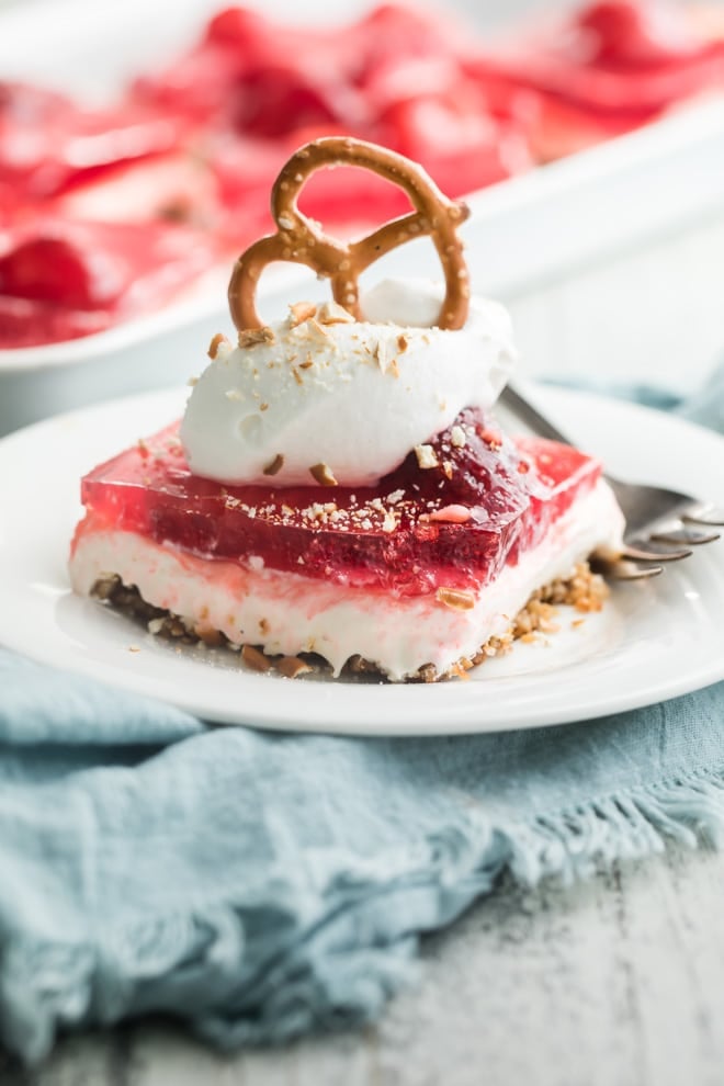 Utah: Jell-O Pretzel Salad