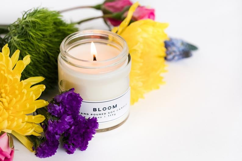 Bloom Hand Poured Soy Wax Candle