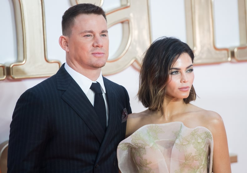 LONDON, ENGLAND - SEPTEMBER 18:  Channing Tatum and Jenna Dewan Tatum attends the 'Kingsman: The Golden Circle' World Premiere held at Odeon Leicester Square on September 18, 2017 in London, England.  (Photo by Samir Hussein/WireImage)