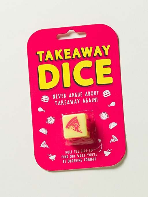 Oliver Bonas Takeaway Dice 25 Cheap Secret Santa Gift Ideas Under £10