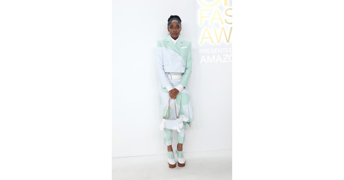 Ayo Edebiri at the 2022 CFDA Fashion Awards | Julia Fox's Black Cutout