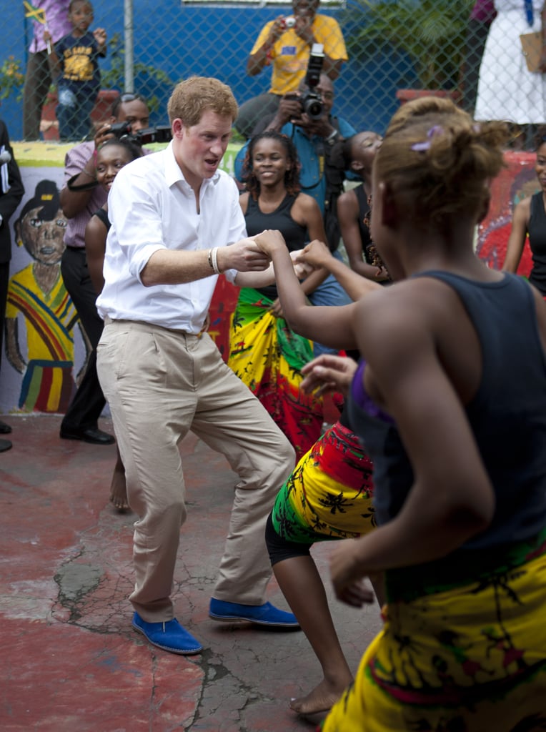 Harry in Jamaica in March 2012