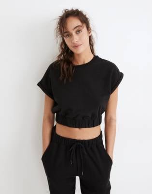 Madewell Splits59 French Terry Franky Crop Sweatshirt