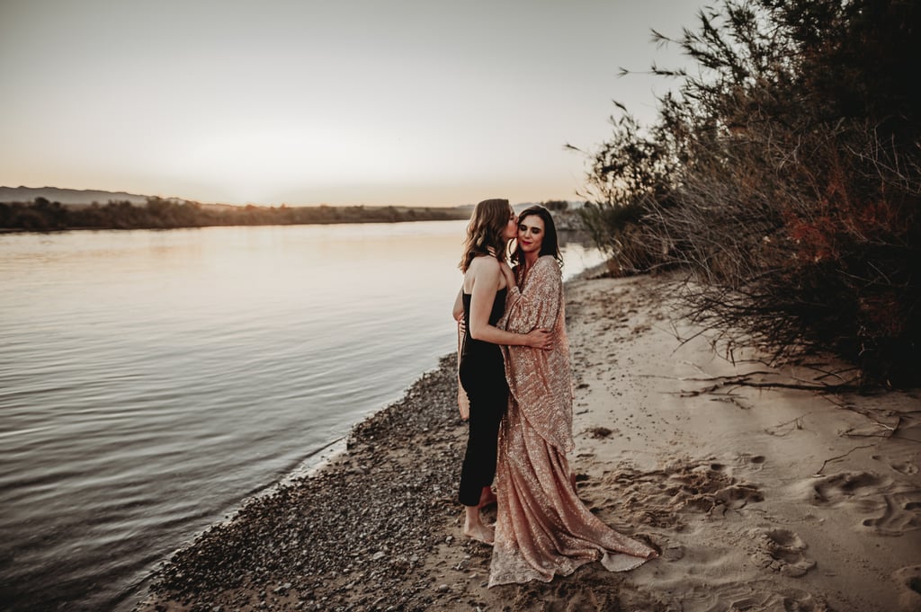 Sexy River Beach Engagement Photo Shoot