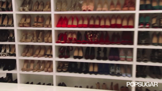 Khloé's closet is perfect.