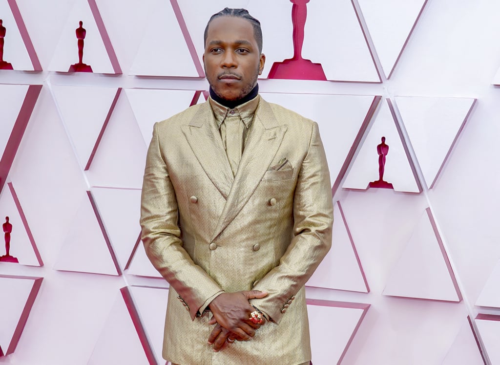 Leslie Odom Jr. and Nicolette Robinson at the Oscars 2021