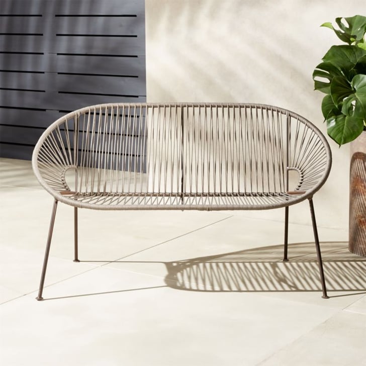 Ixtapa Grey Loveseat Give Your Backyard a Midcentury Modern