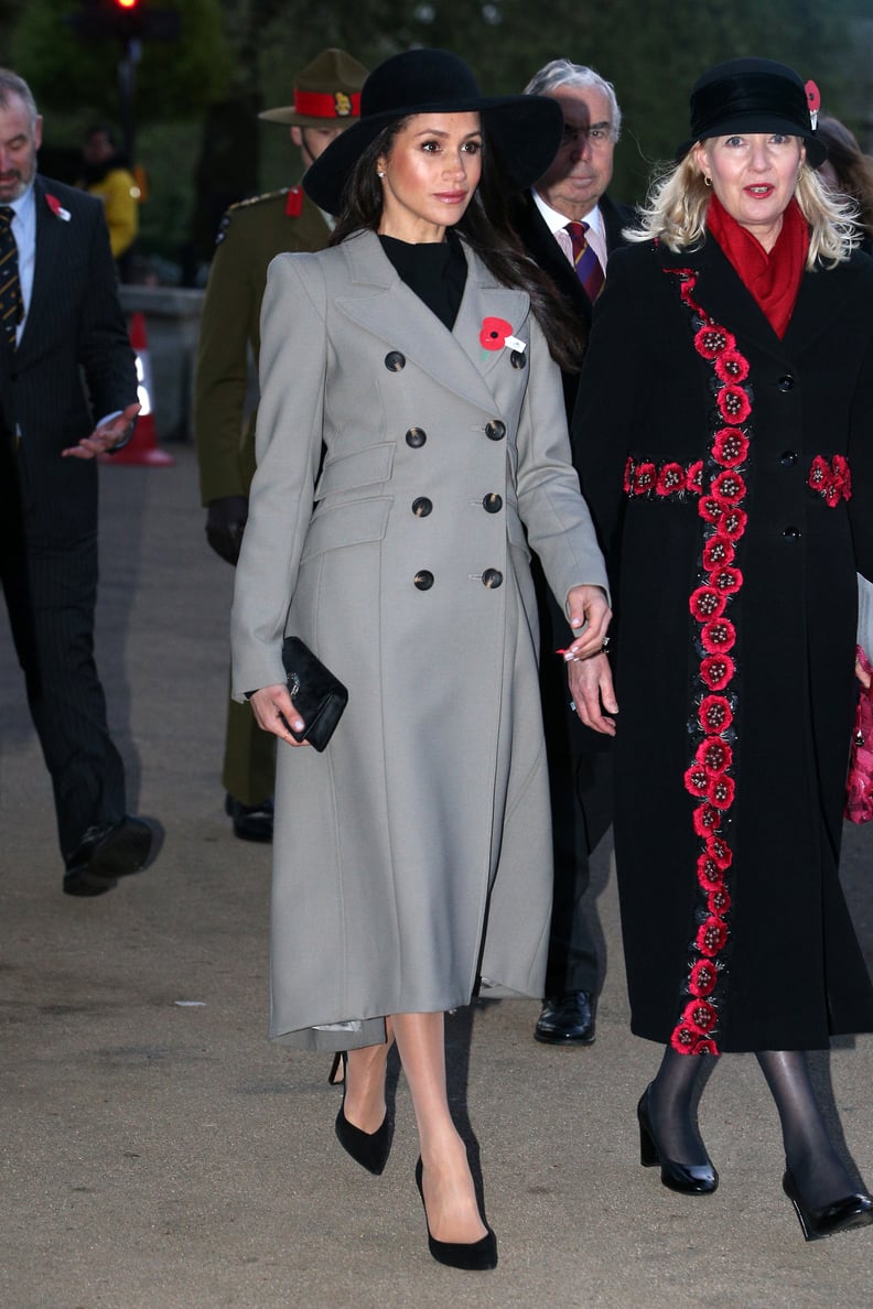 Meghan in Smythe, April 2018