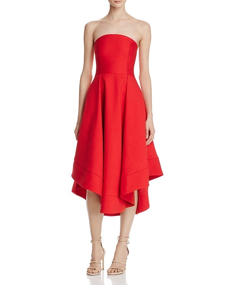 Red is the MVP color of the upcoming season, and in this C/MEO Collective Strapless Making Waves Dress ($285), you'll for sure be in the running for best dressed guest.