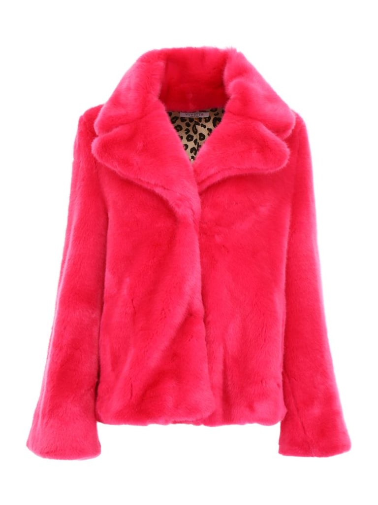 Shop Taylor's Exact Pink Fur Jacket