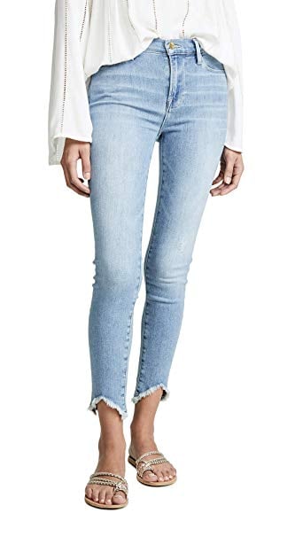 Frame Le High Skinny Triangle Jeans