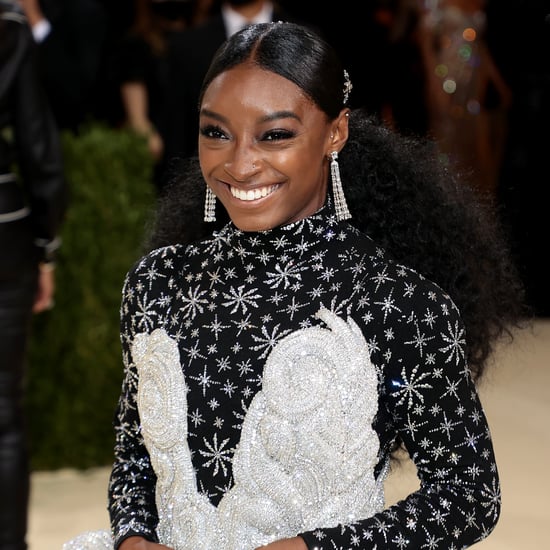 Simone Biles's Accessorised Ponytail Hairstyle Met Gala 2021