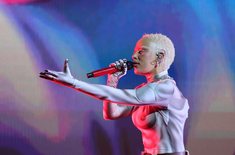 NEW YORK, NEW YORK - NOVEMBER 29: Doja Cat performs onstage as part of The Scarlet Tour with Ice Spice opening at Barclays Center on November 29, 2023 in Brooklyn, New York. (Photo by Theo Wargo/Getty Images for Live Nation)