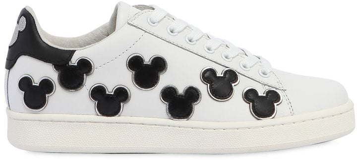 Mickey Mouse Leather Sneakers
