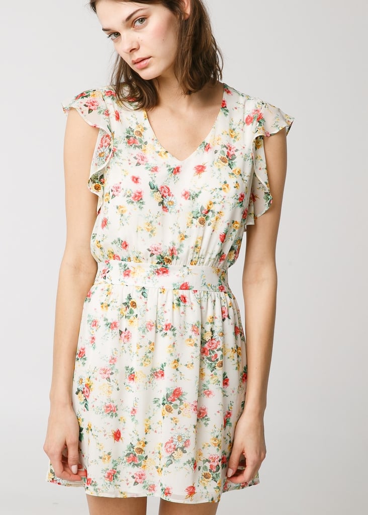 Mango Floral Chiffon Dress ($35, originally $60)