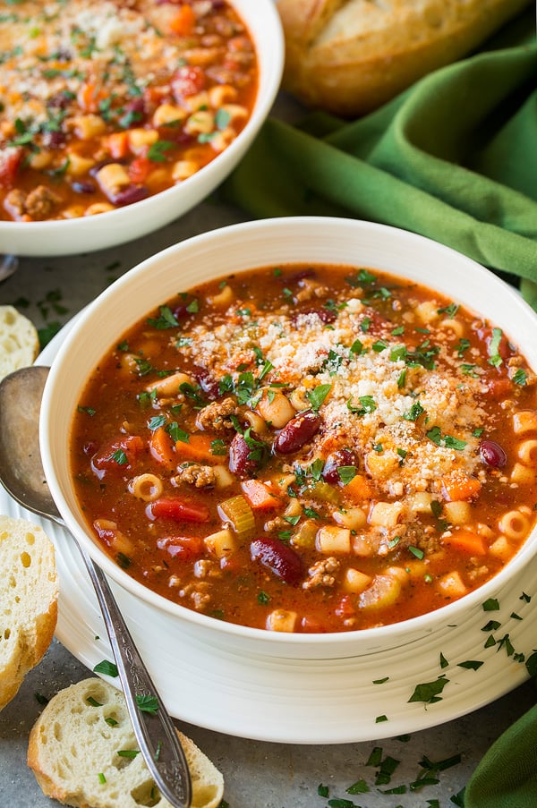 Olive Garden's Pasta Fagioli Soup