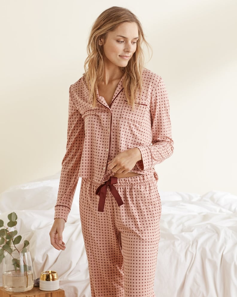 The Cloud 9 Pajama Set - Sea Urchin & White Sand  Most comfortable pajamas,  Pajama set, Top and pants set