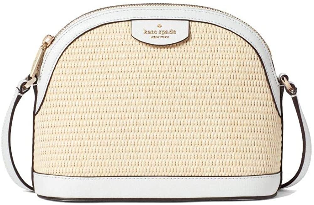 Kate Spade Sylvia Straw X Large Dome Crossbody Bag