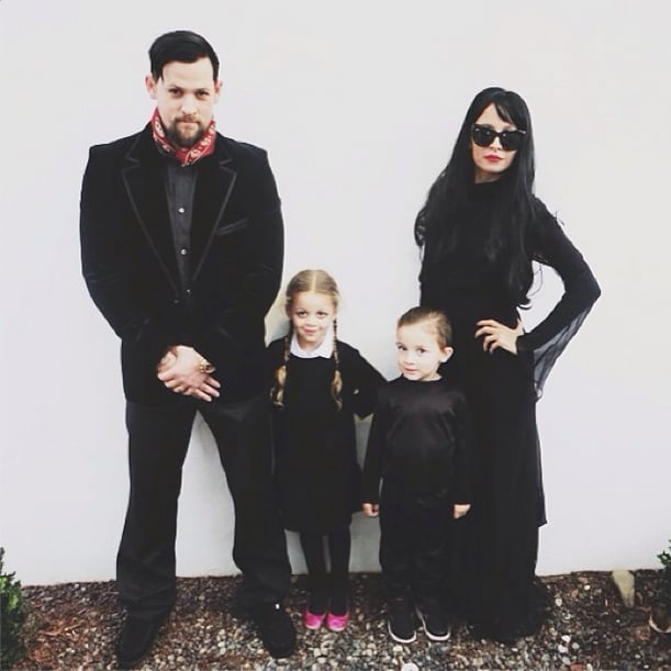 Nicole Richie and her family dressed up in Adams Family costumes for Halloween.
Source: Instagram user nicolerichie